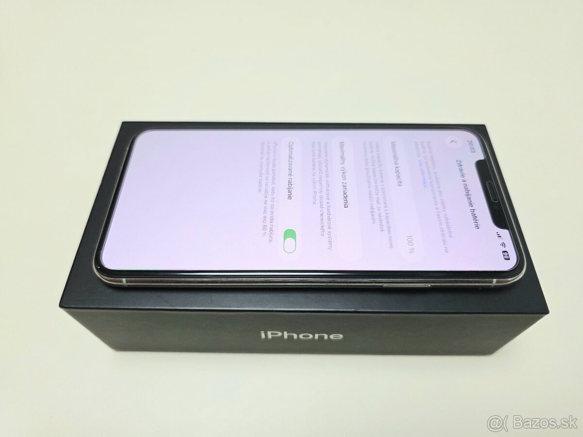 Apple Iphone 11 PRO MAX SILVER v topstave ,BATERKA 100% - 5