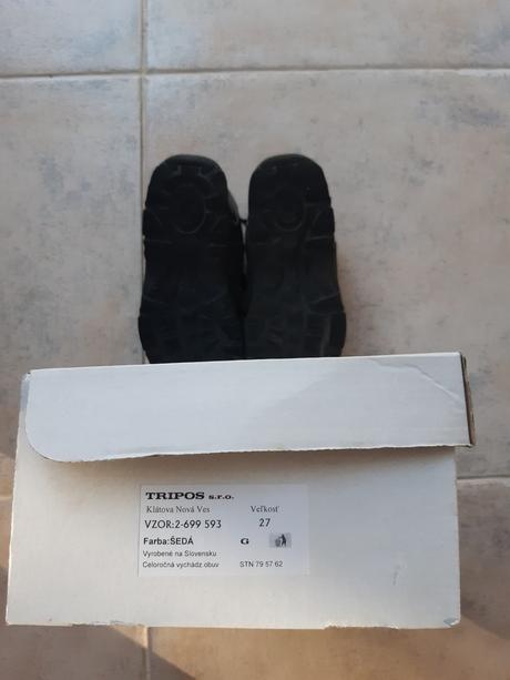 Topánky 27 Tripos vynikajúce kožené - 5