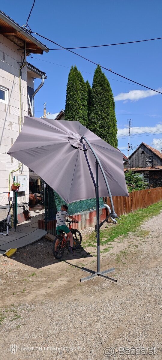 SLNEČNÍK Gap, 295cm, antracit - 5