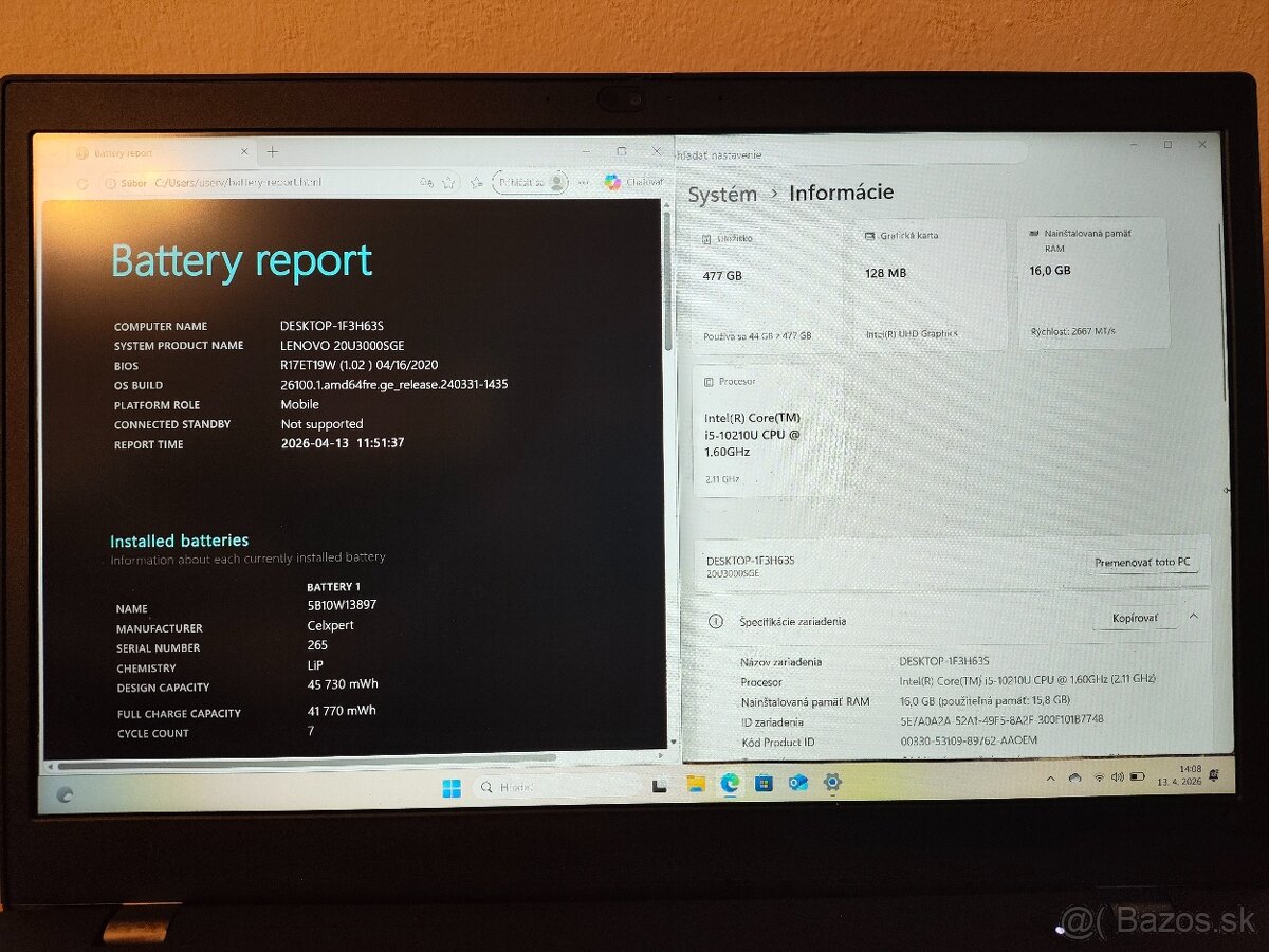 ThinkPad L15 Gen 2 | i5 • 16GB • 512GB SSD - 5