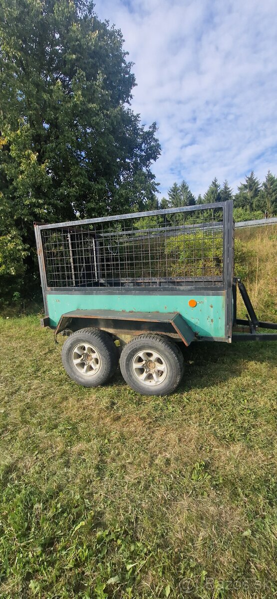 Vlečka na drevo, offroad vlečka 4 prm - 5