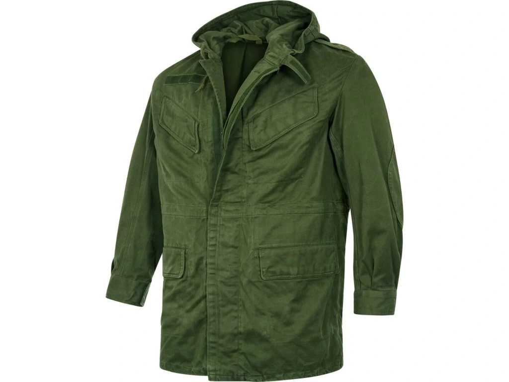 Poľná bunda s kapucňou M64 zelená Belgicko original - 5
