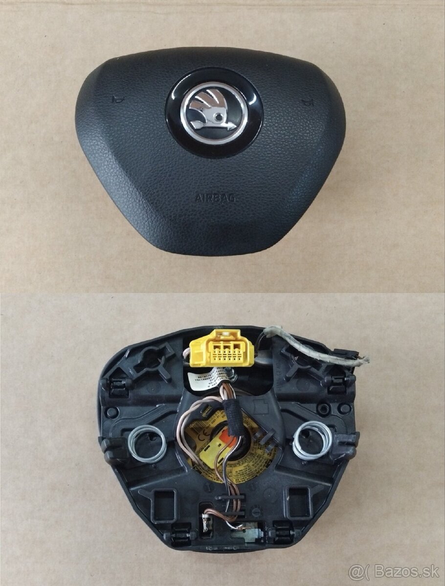 airbagy, pásy, senzory Octavia 3 - 5