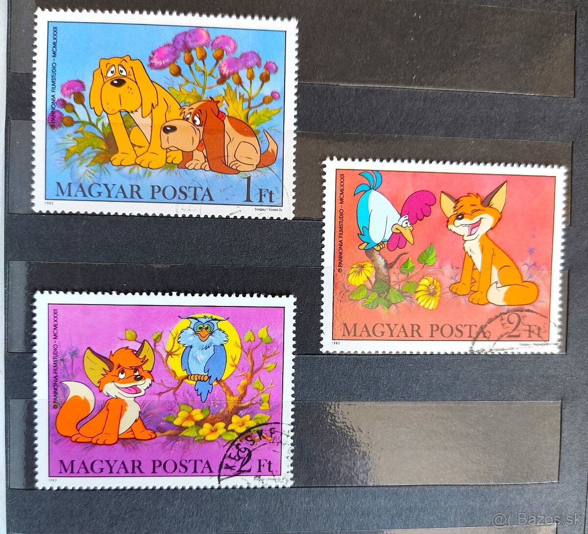 Poštové známky + album - 5