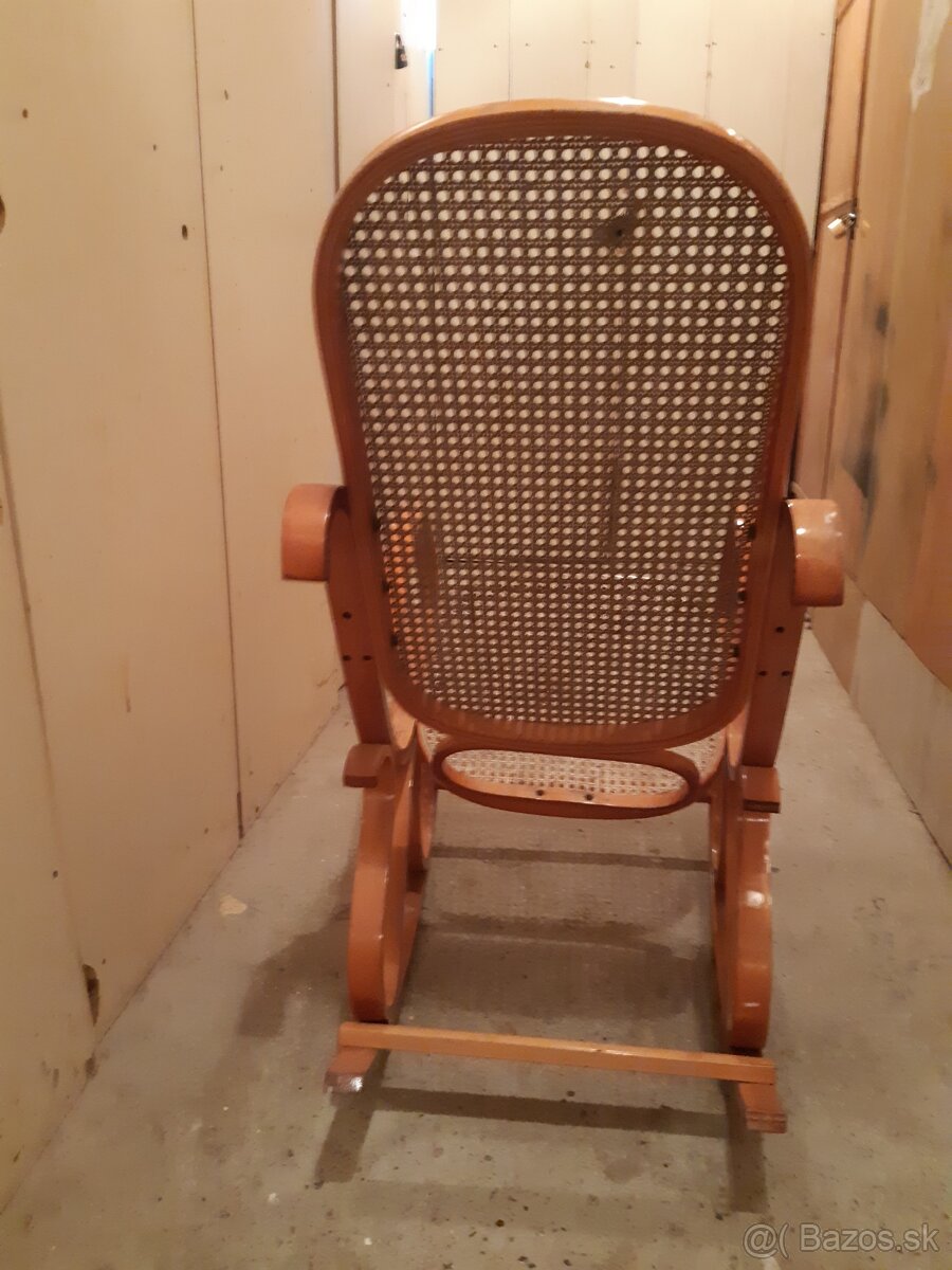 Starožitné hojdacie kreslo - 5