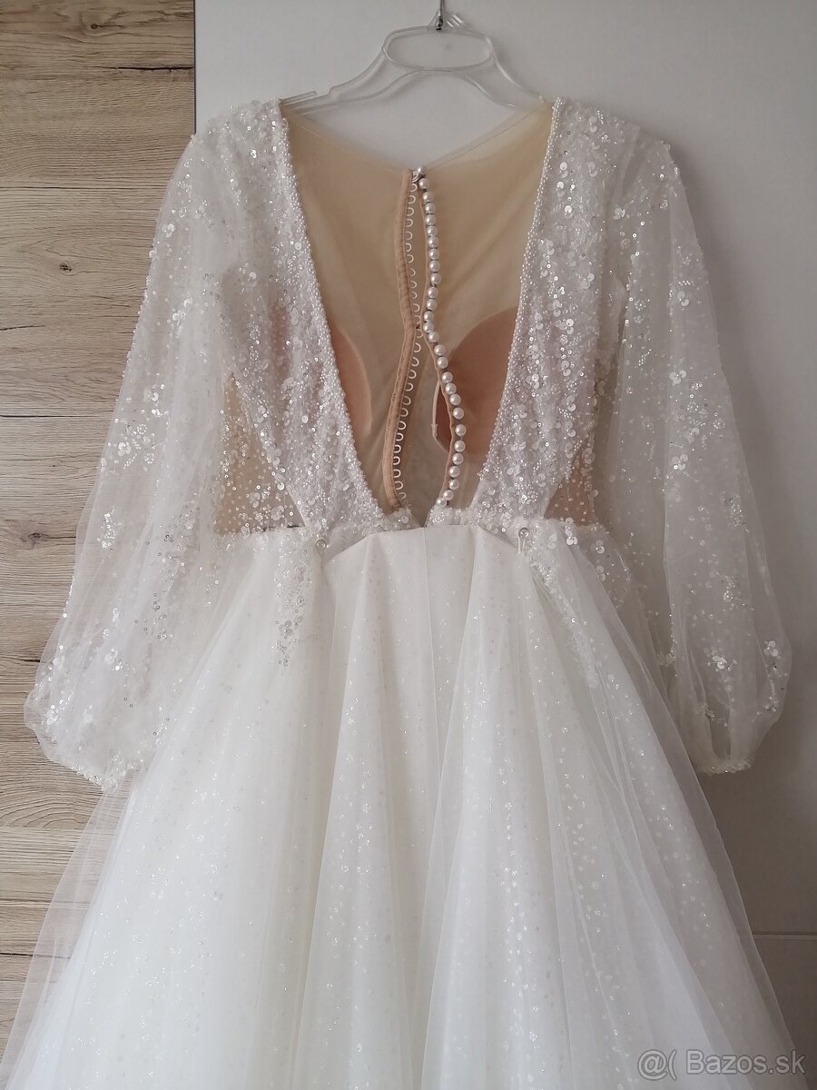 Svadobné šaty M 38 - 5