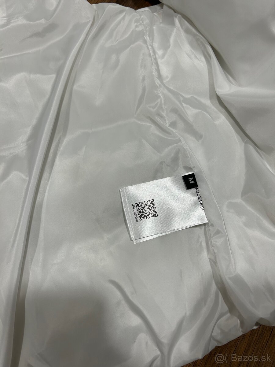 Biela moncler vesta kvalitna perfektne nova nenosena vest - 5