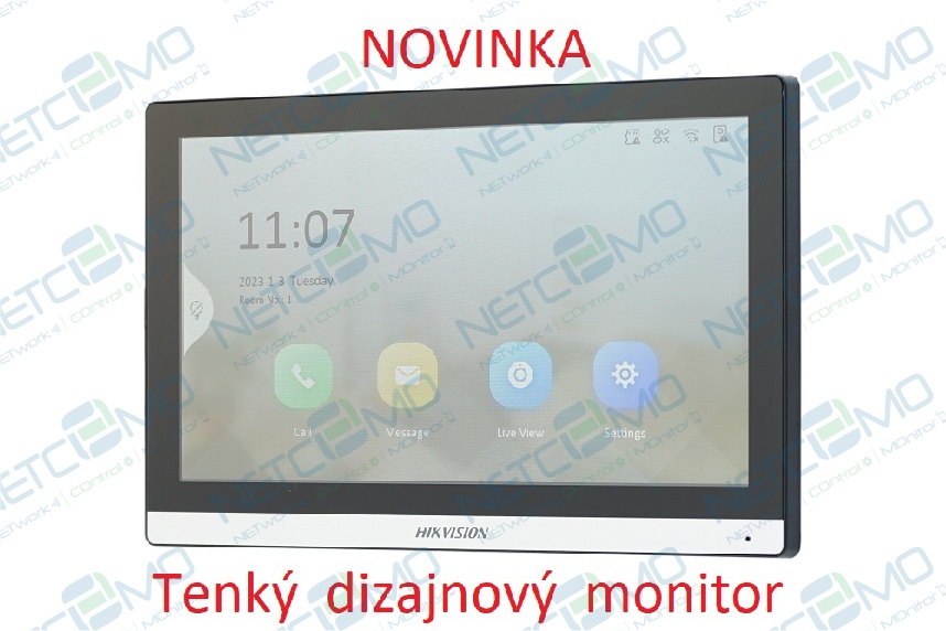 Videovrátnik Hikvision DS-KV8113-WME1 s novým typom monitora - 5
