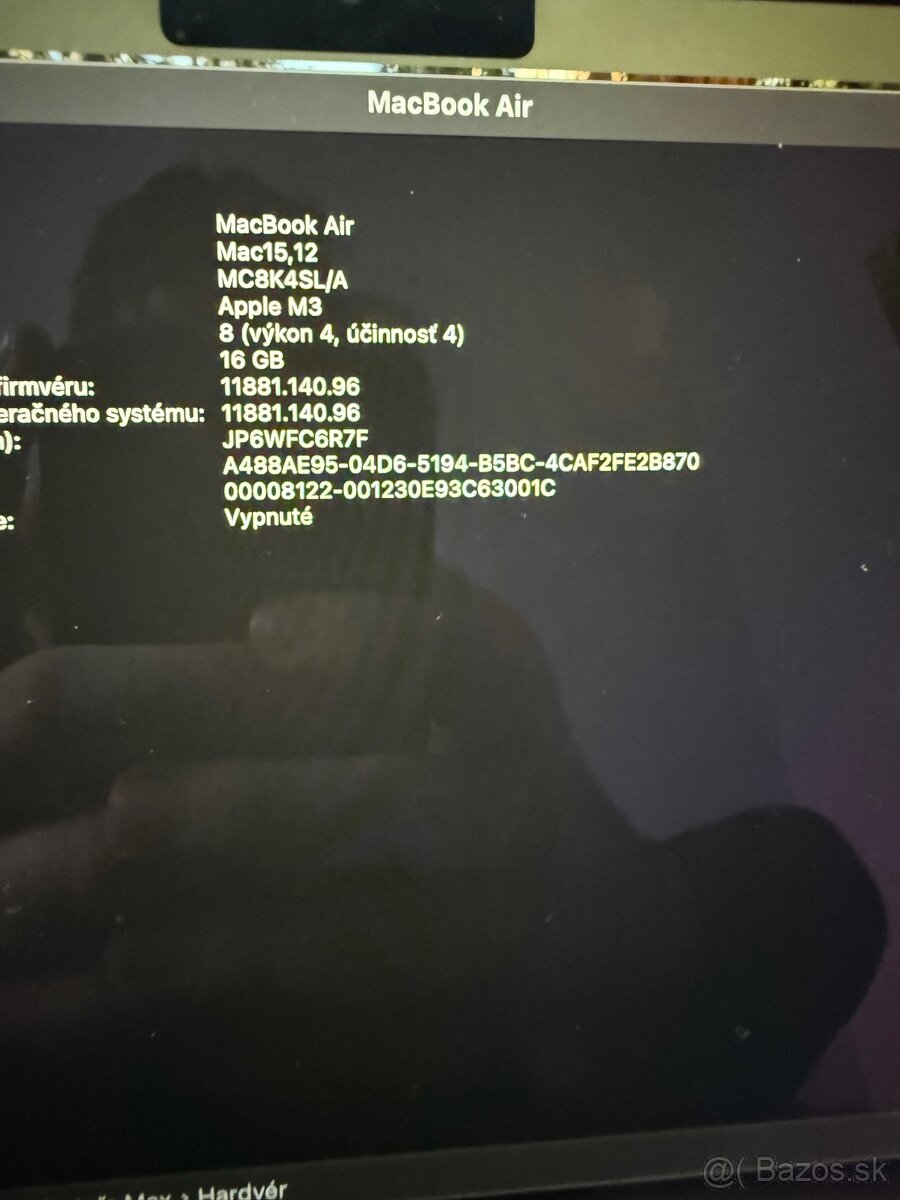 Macbook Air M3 13" 2024 | 16GB ram, 256gb, 20 cyklov - 5