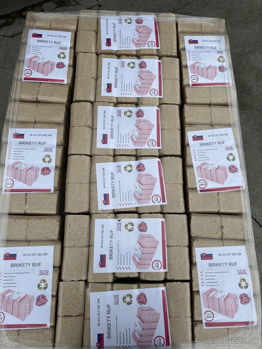 Drevene brikety RUF Pini Kay - 5