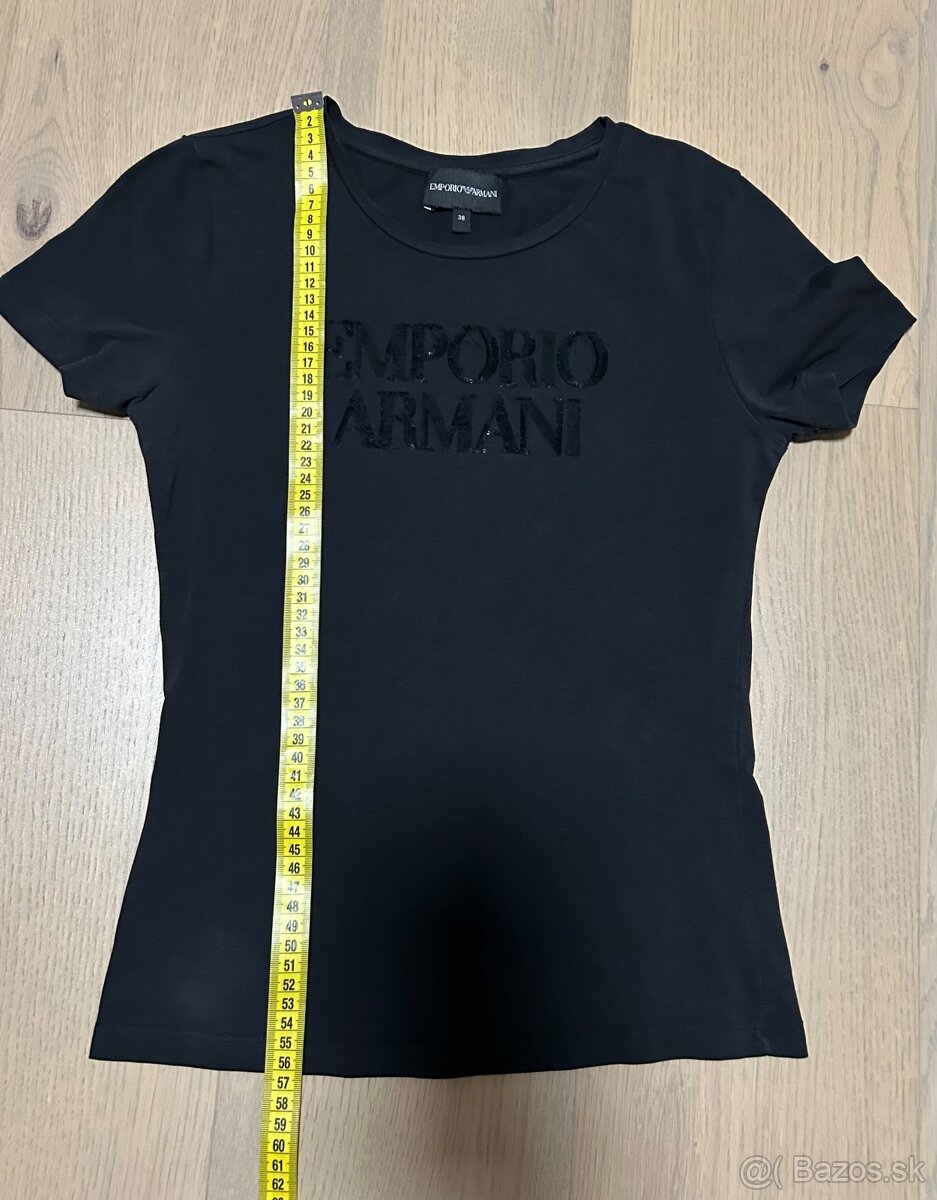 Emporio Armani tričko IT38 / 34 naša čierne - 5