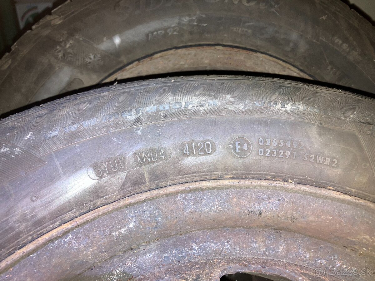 Plechove disky R15 Peugeot partner tepee - 5