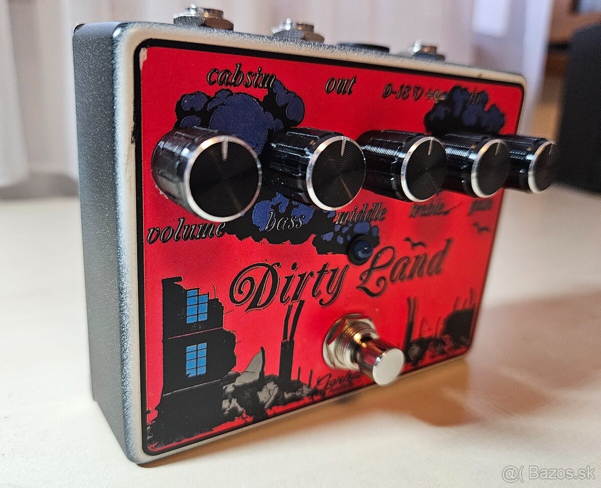 Gitarový pedál distortion Gerhat Dirty Land - 5