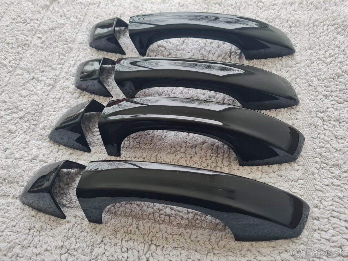 ČIERNE krytky klučiek - ŠKODA VOLKSWAGEN SEAT - 5