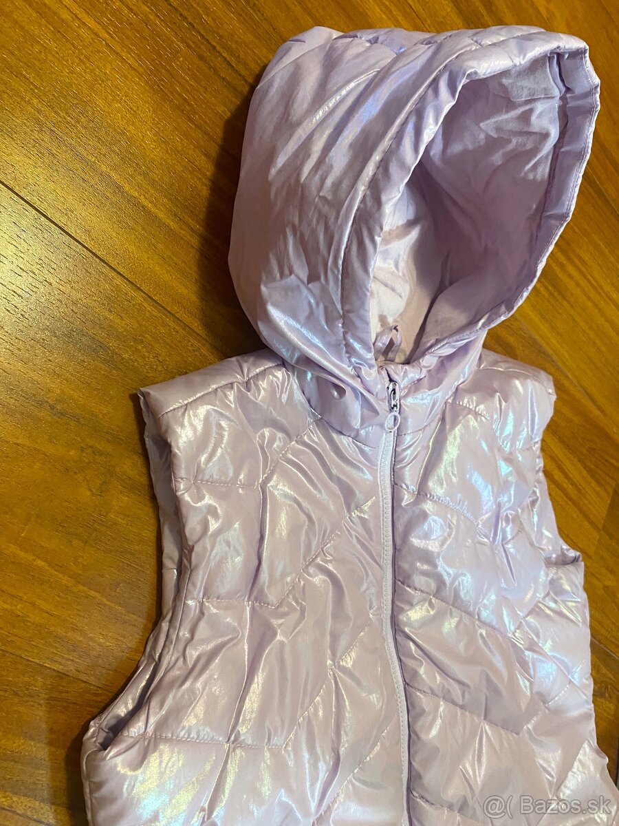 Dievčenská zateplená vesta veľ. 158-164 - 5