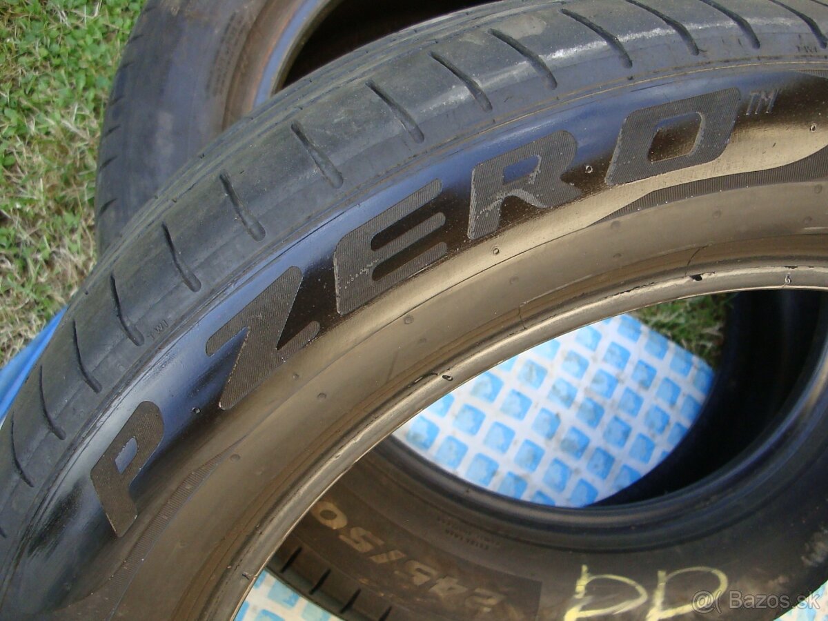 245/50R19, 105 W Pirelli P zero 2kusy,letné - 5