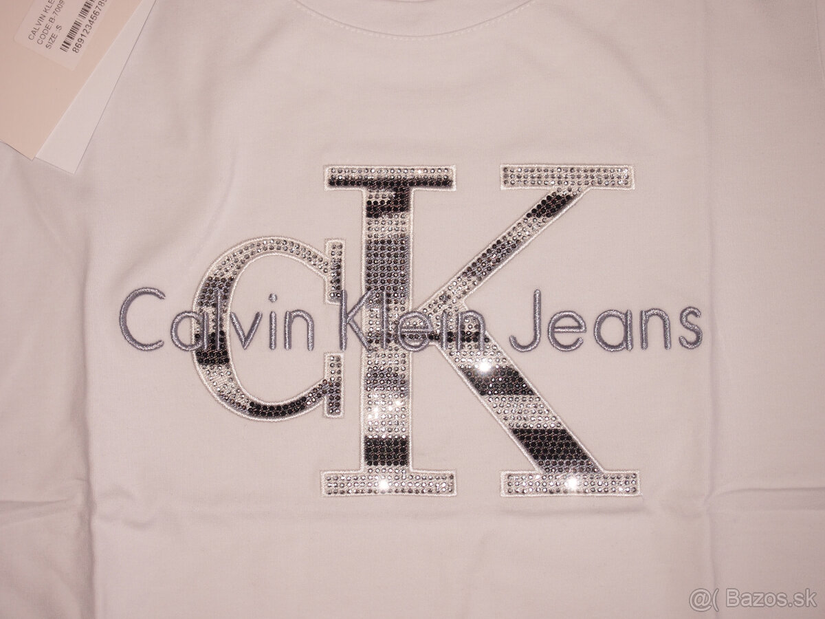 Calvin Klein dámske čierne tričko - 5