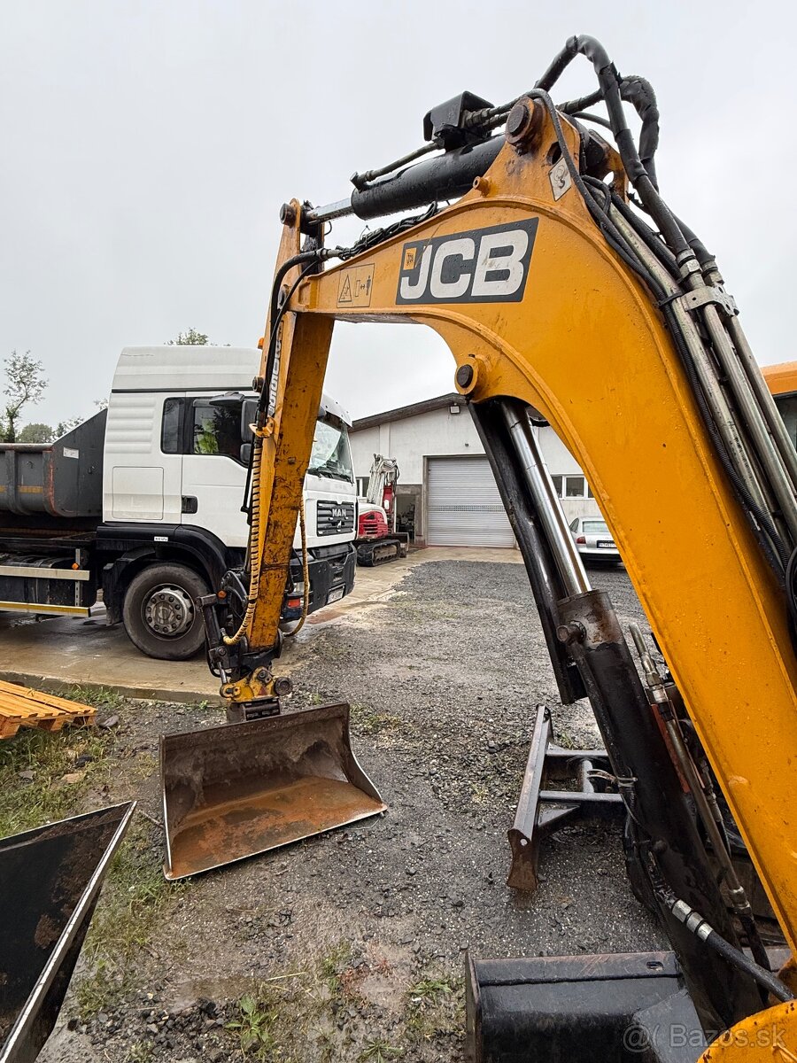 JCB 8055 zts + Engcon, centralne mazanie - 5