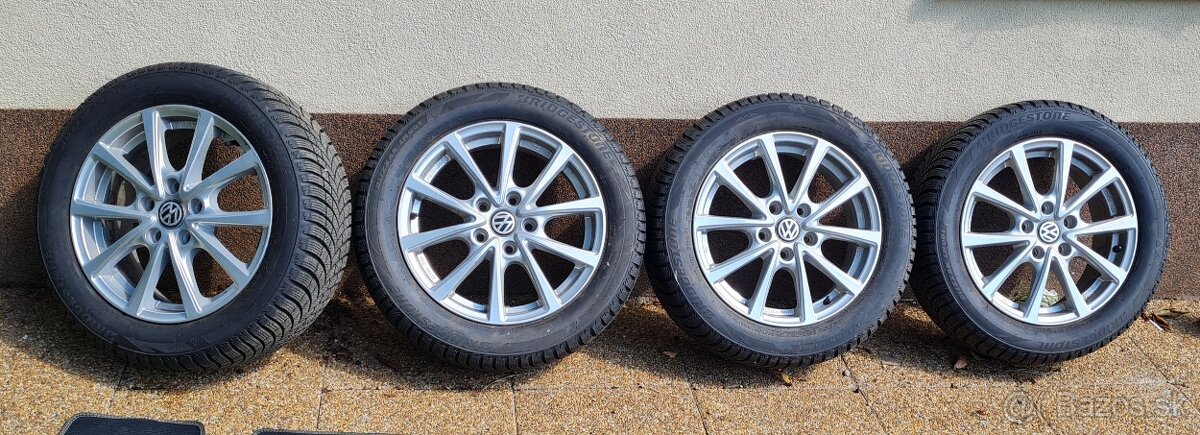 Elektróny so zimnými pneumatikami Golf 5, R16 - 5