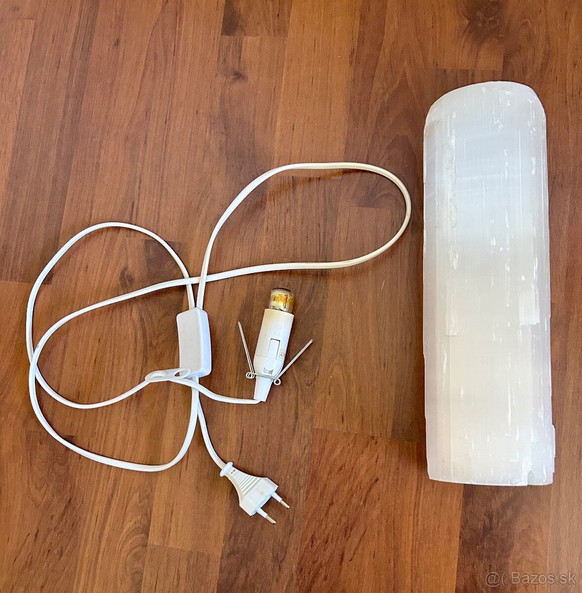 STOLOVÁ LAMPA z kameňa SELENIT 3,90 kg - 5