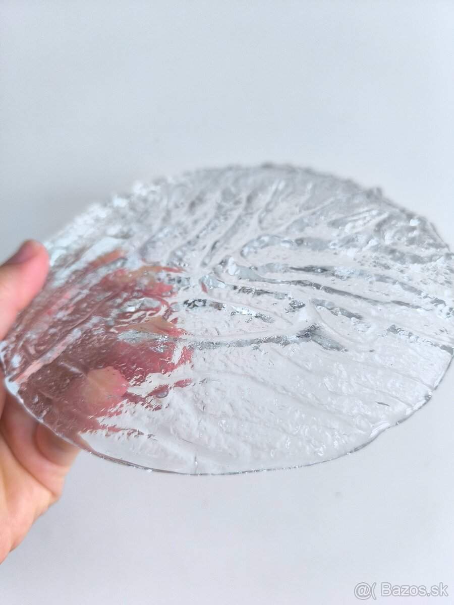 Kvalitná sklenenná tácka retro - 5