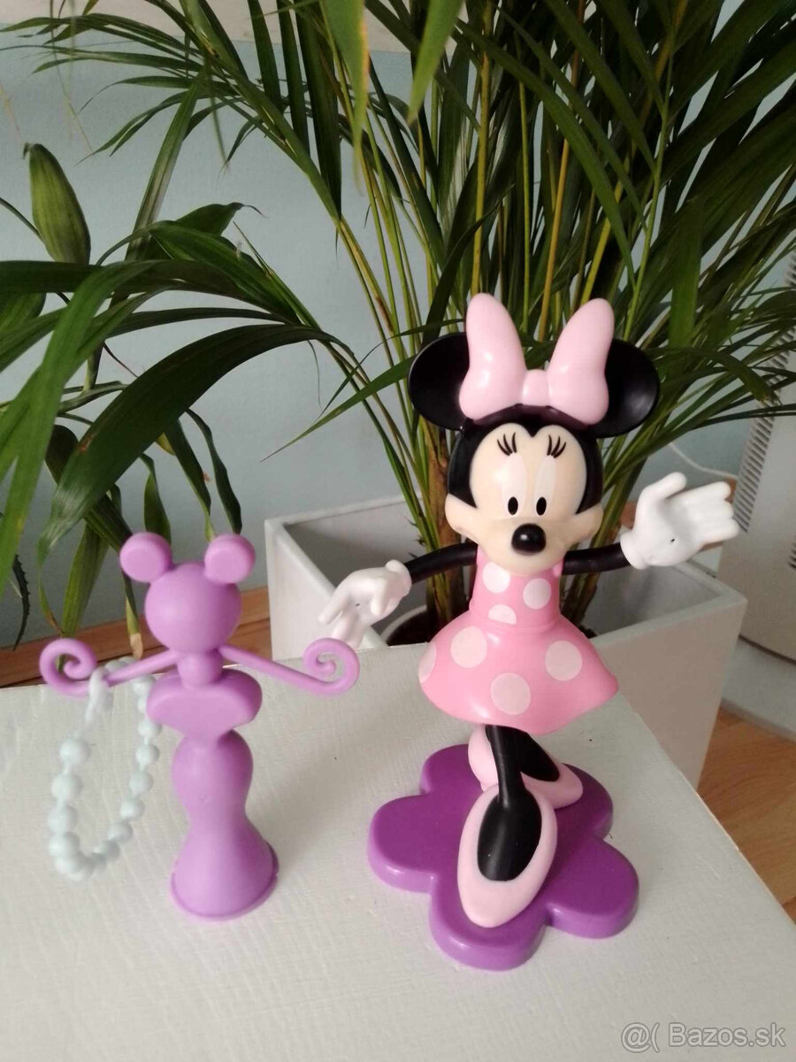Set Minnie mouse-figúrka"gigantická",taška,pohár,doplnky - 5