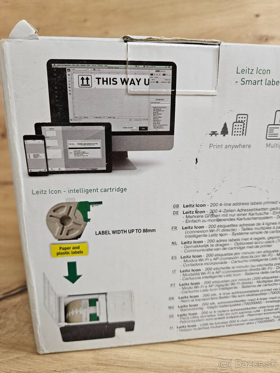 Leitz Icon Smart Wireless Label Printer – štítkovač WiFi/USB - 5