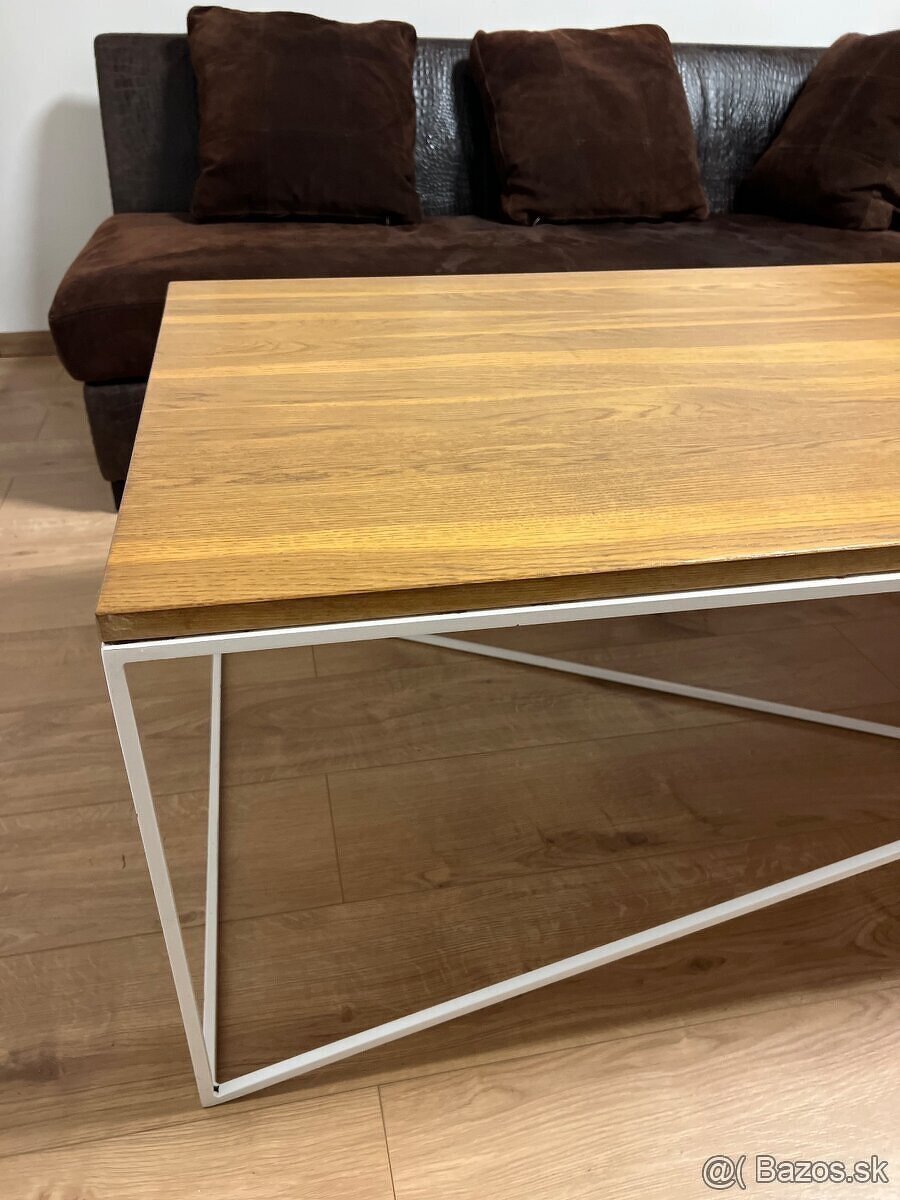 Dizajnový drevený stolík - 5