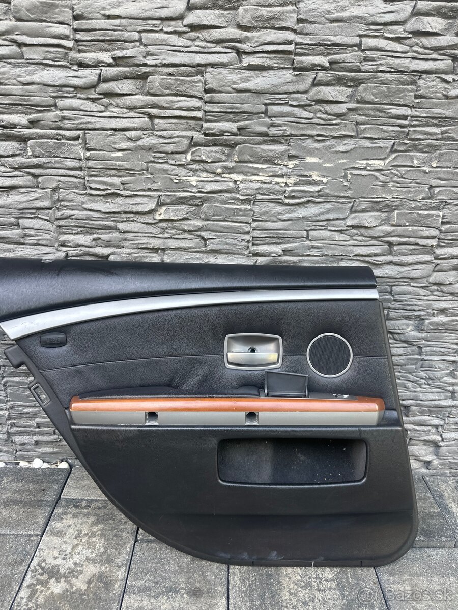 BMW E65 - TAPACIRE DVERÍ DREVO DEKOR - 5