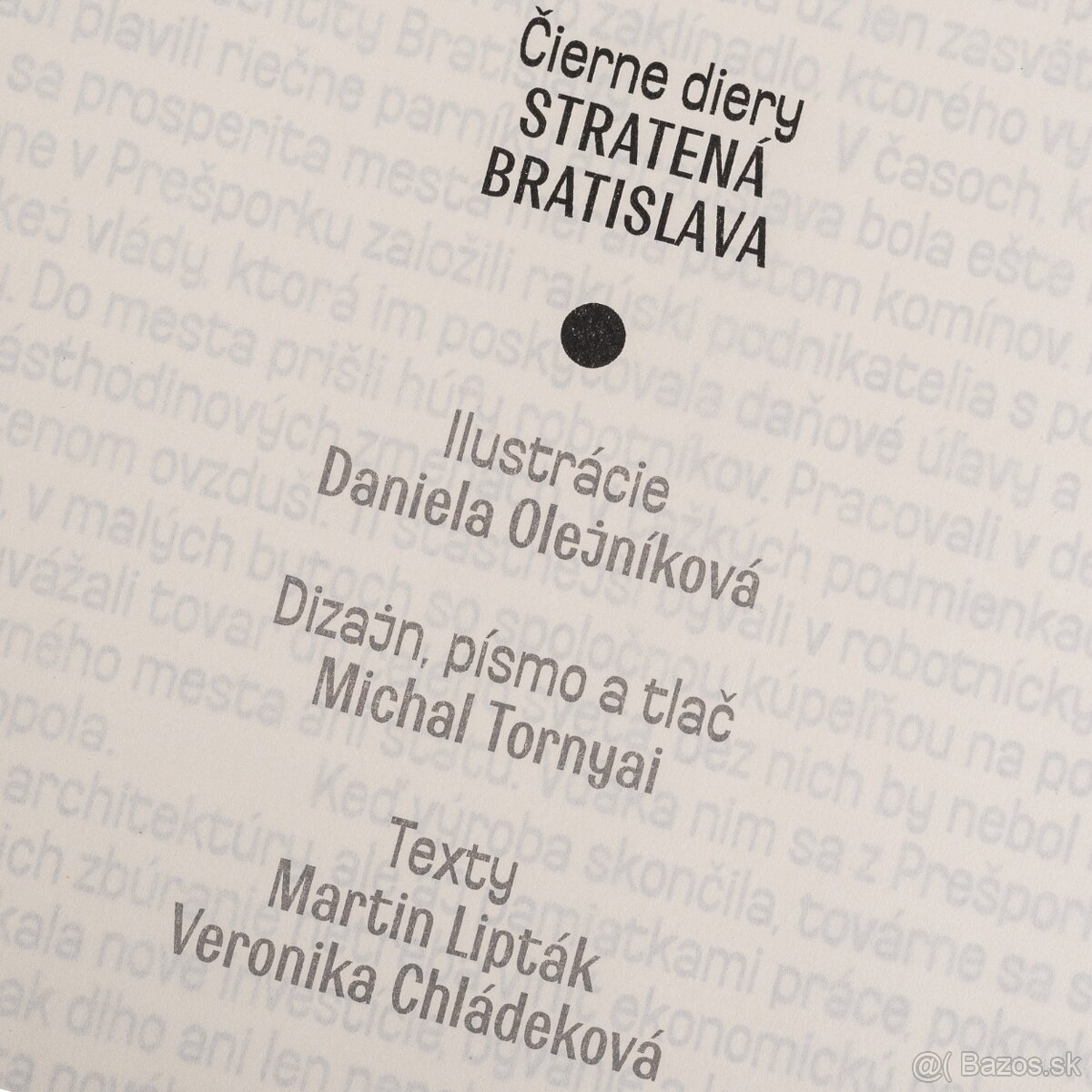 Predám knihu Čierne diery - Stratená Bratislava - 5