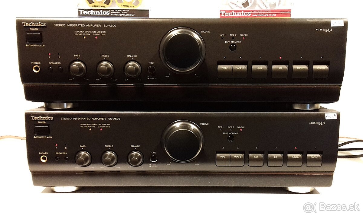 ClassAA = 200W zosilnovac TECHNICS SU-A600 Japan, AZ32, AZ64 - 5