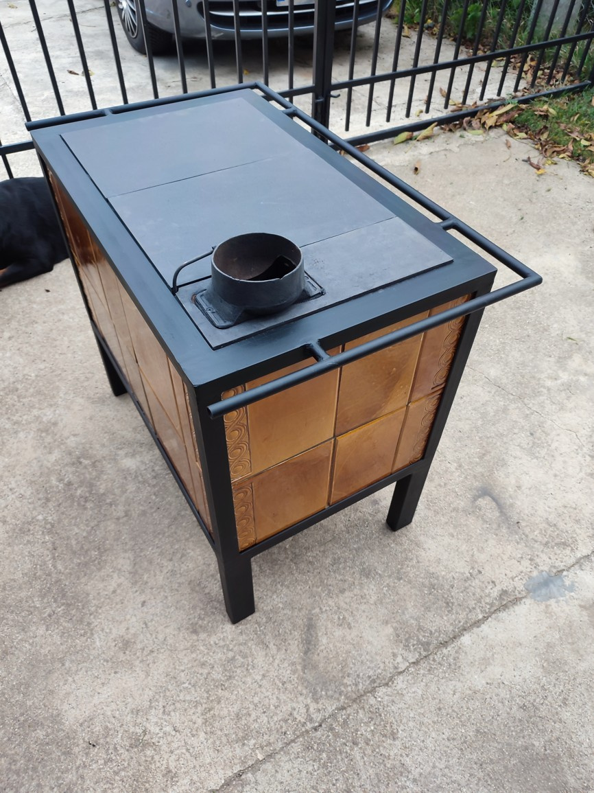 Kachľový sporák na drevo, piecka, pec. - 5