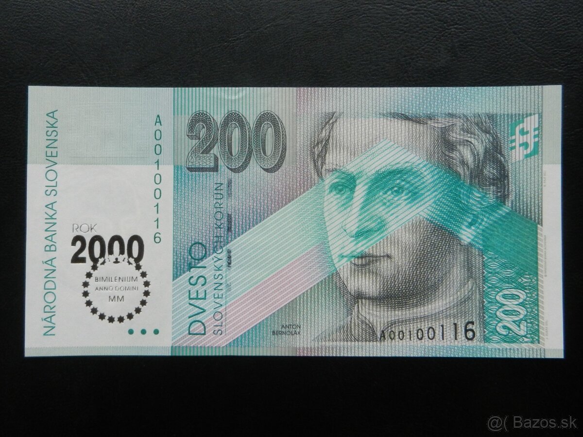 Slovenské bankovky pred eurom aj bimileniové - 5