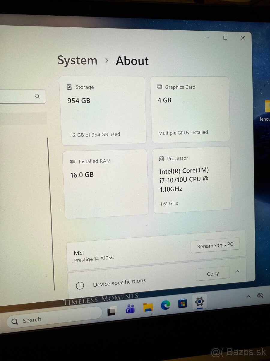 MSI Prestige 14 A10SC - 5