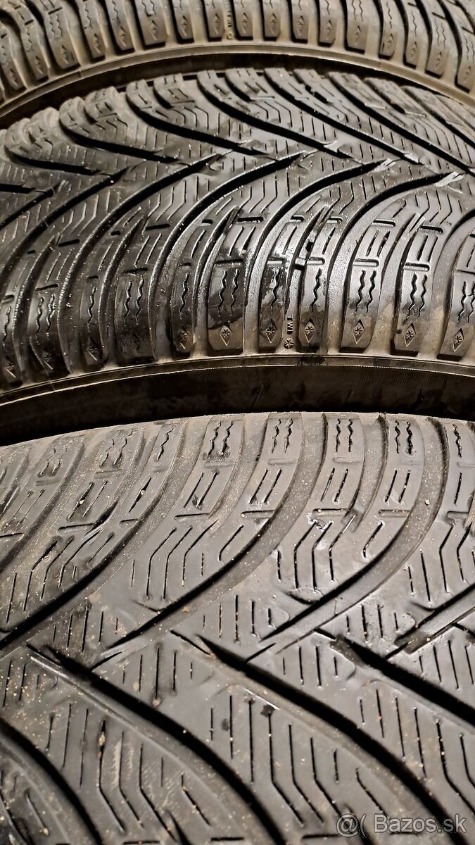 Predám 4ks jazdené zimné 215/60r17-96H Kléber - 5