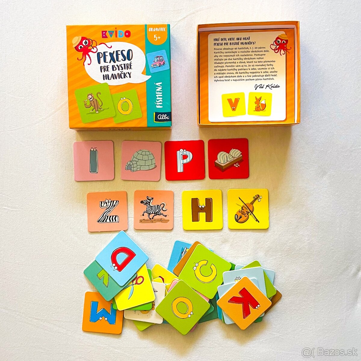 Kvído Pexeso pre bystré hlavičky Písmená - 5