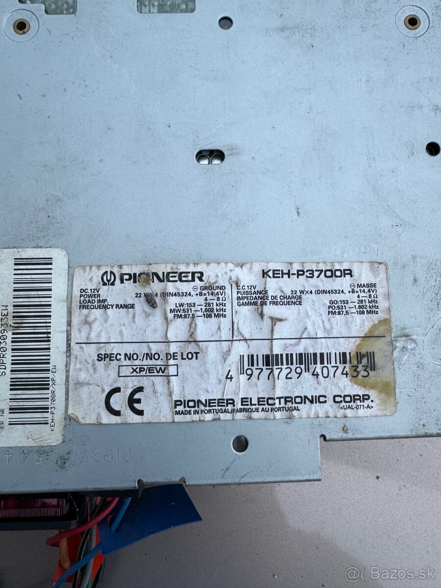 Autorádio Pioneer KEH-3700R - 5