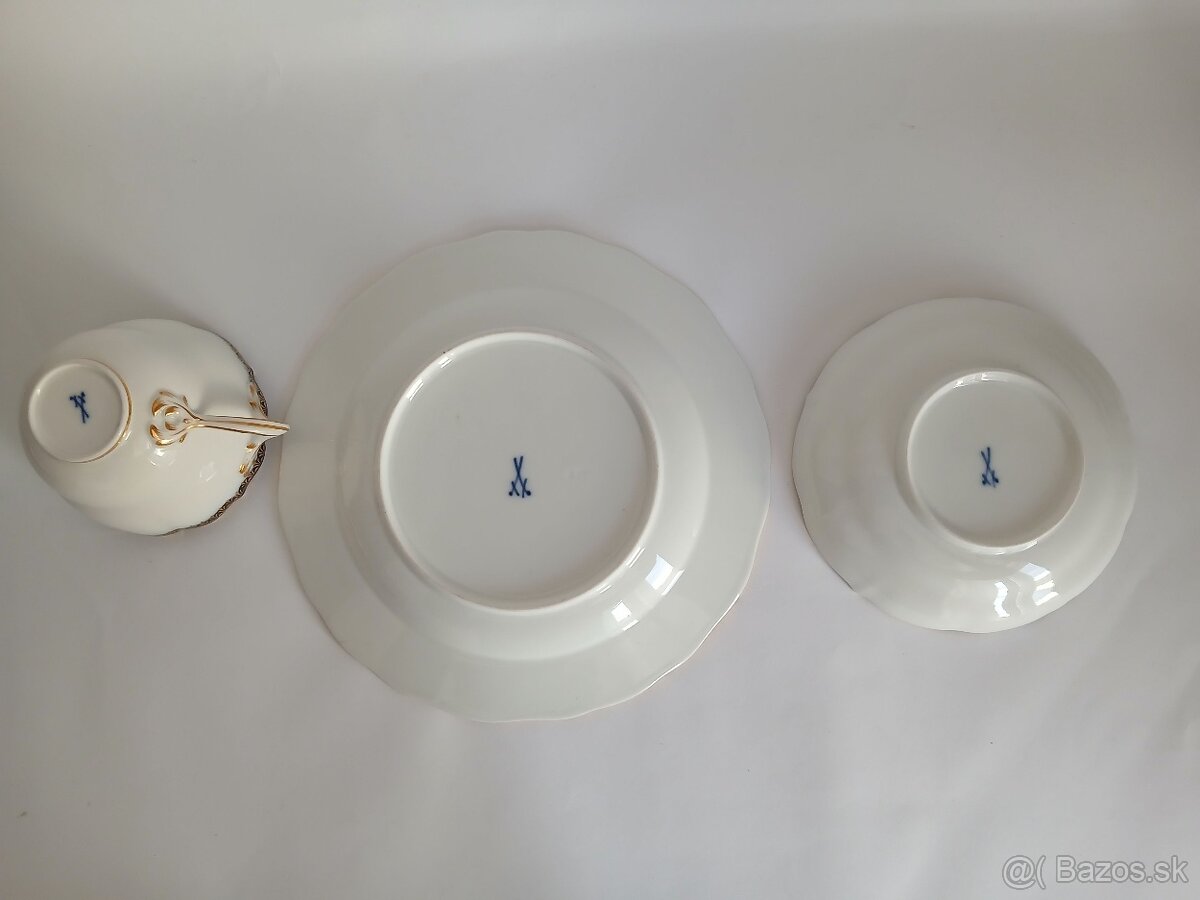 Snídaňový set Míšeň - Meissen - 5