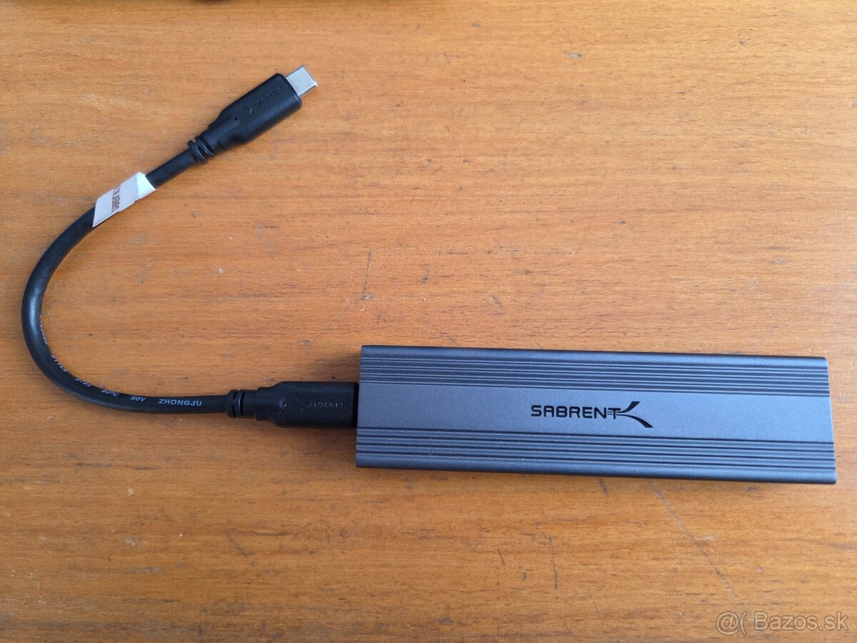 M.2 EXTERNÝ BOX PRE NVMe a SATA SSD USB-C 10Gbps -rozbalený - 5