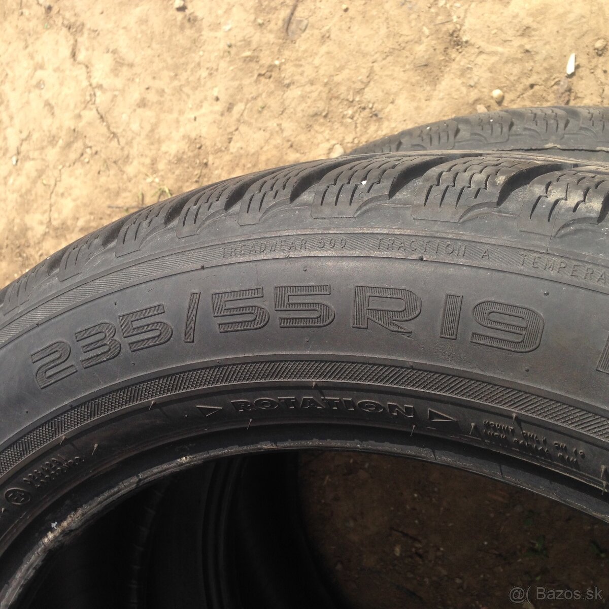 Predám zimné Pneu 235/55r19 6/6.5mm - 5