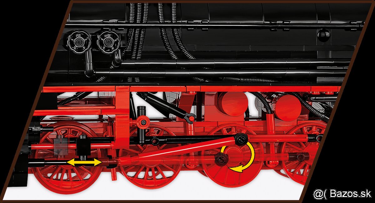 COBI lokomotíva + plošinový vagón - 5