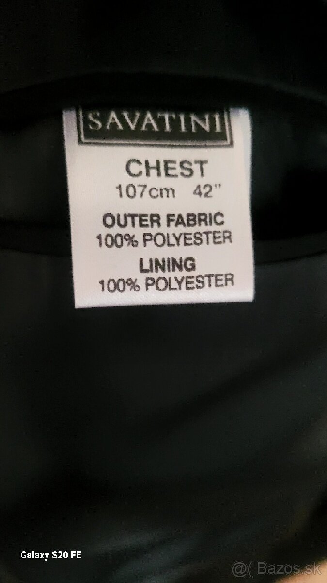 Pánsky oblek čierny - 5