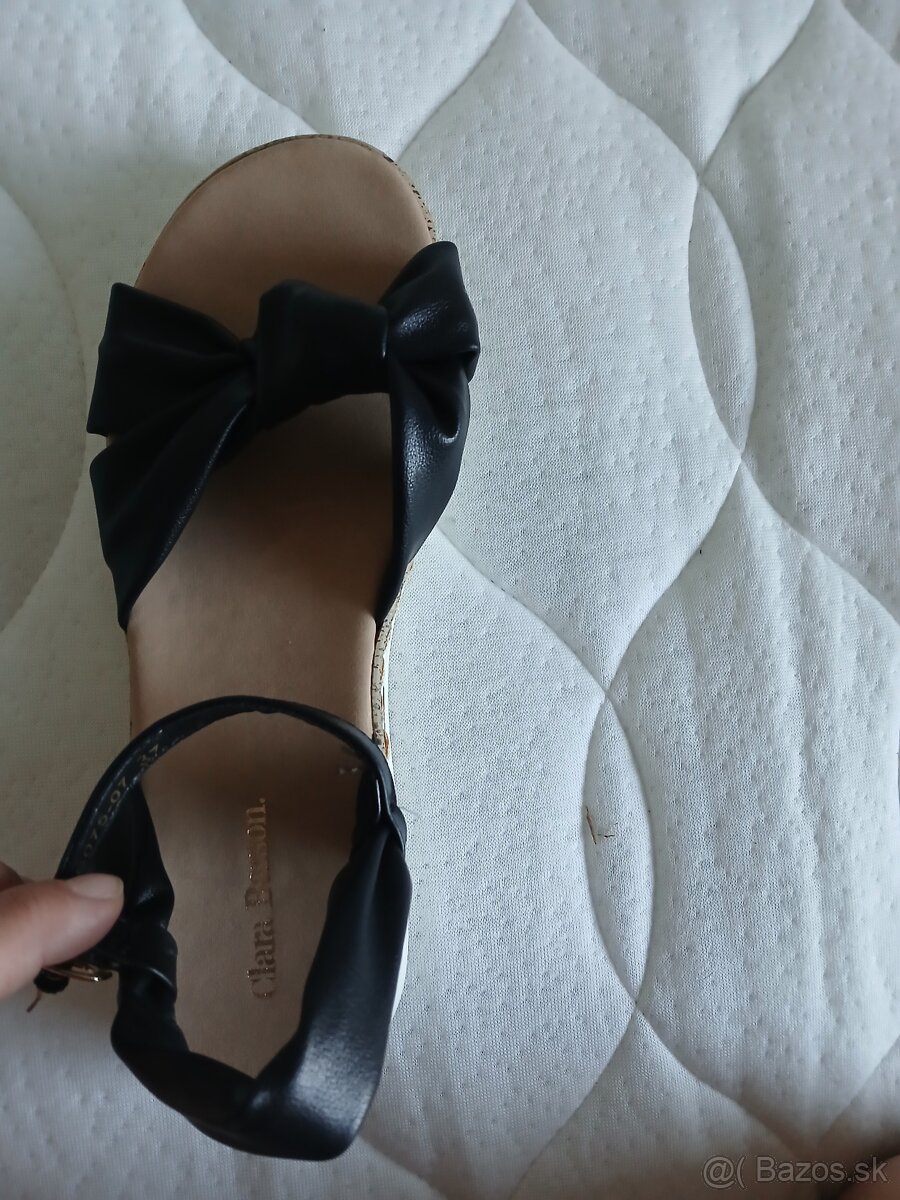 Cierne sandale 37 - 5