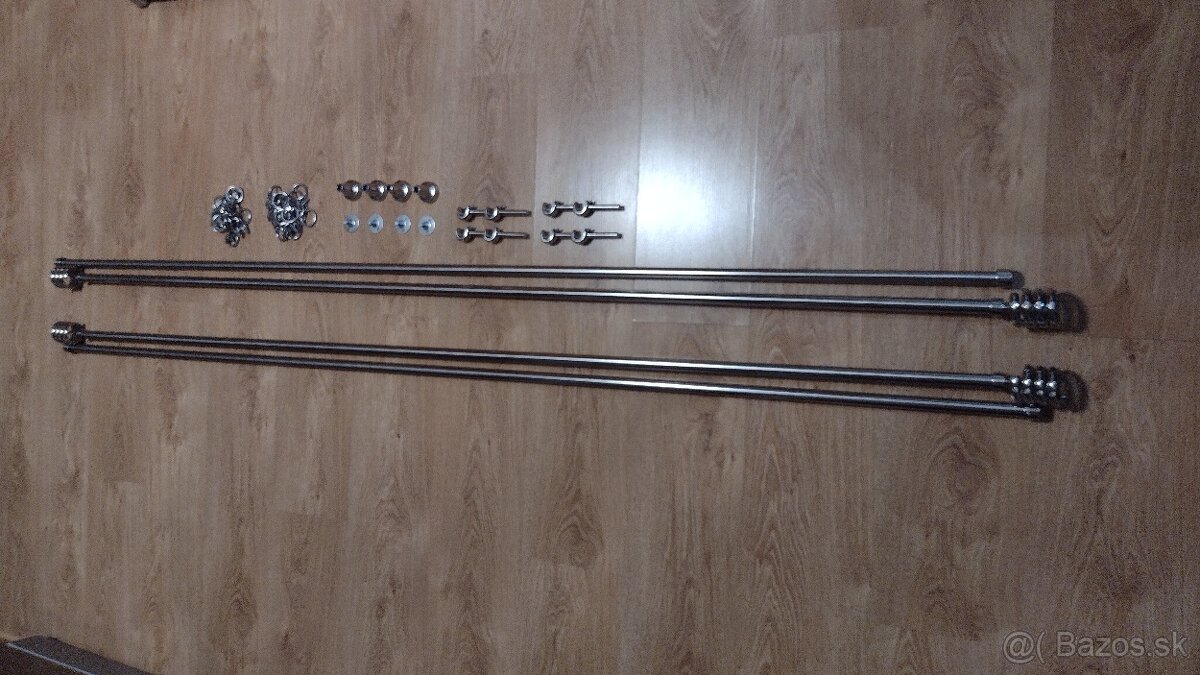 Kovová garníža 2-radová nerez - 5