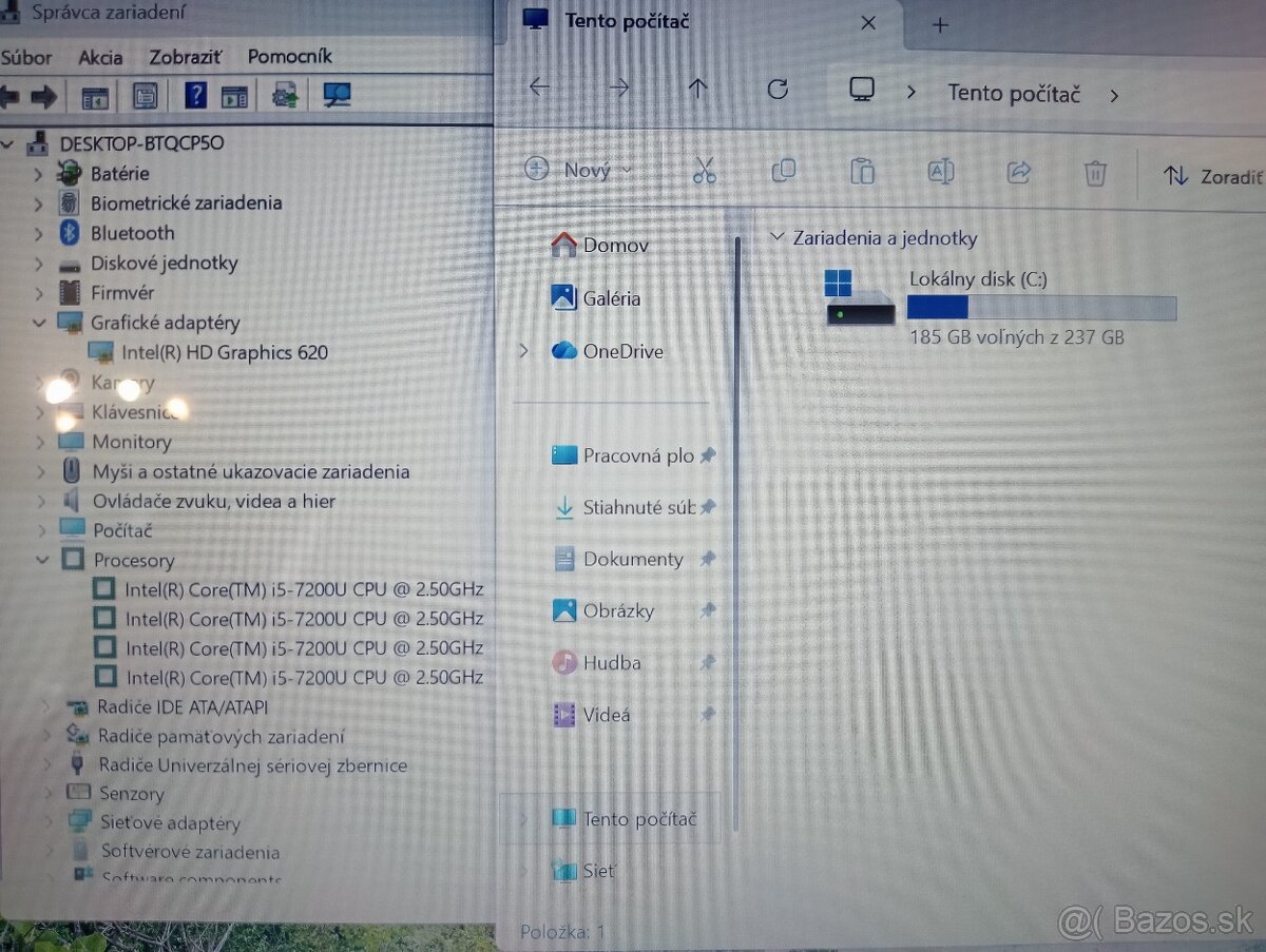 predám Hp 840 G4 , Intel core i5, 16gb ram ,dotykový displej - 5