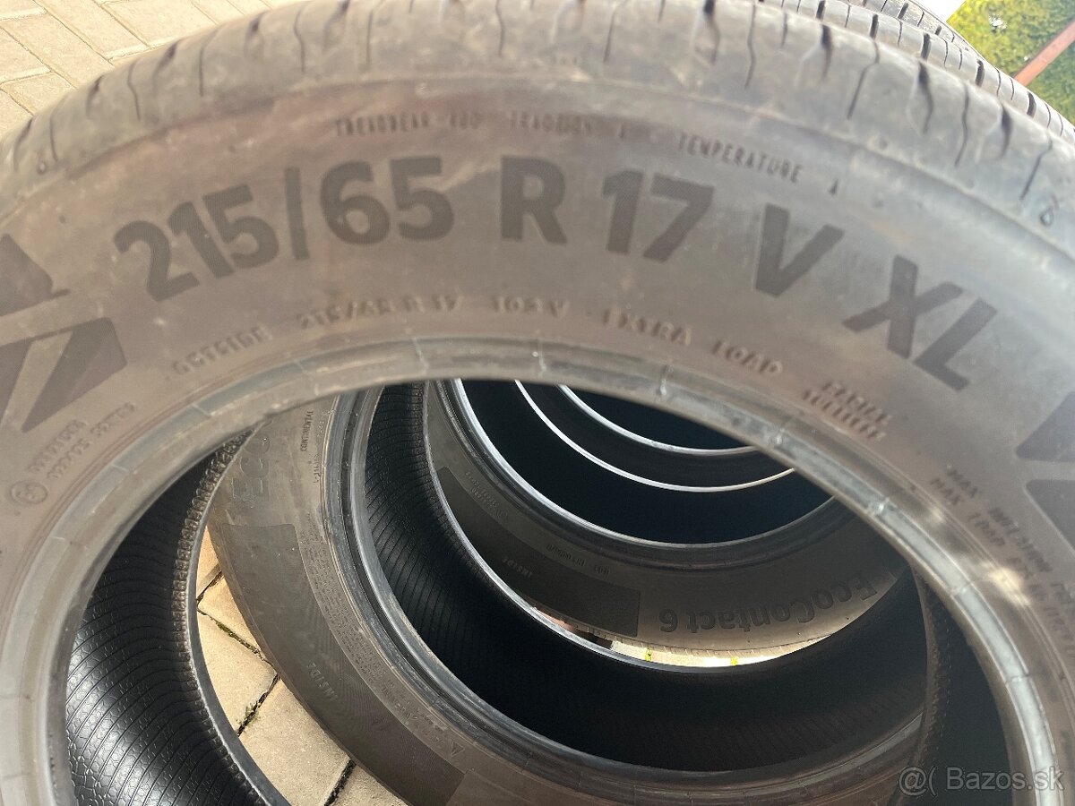 215/65 r17 letné Continental eco contact 6 - 5