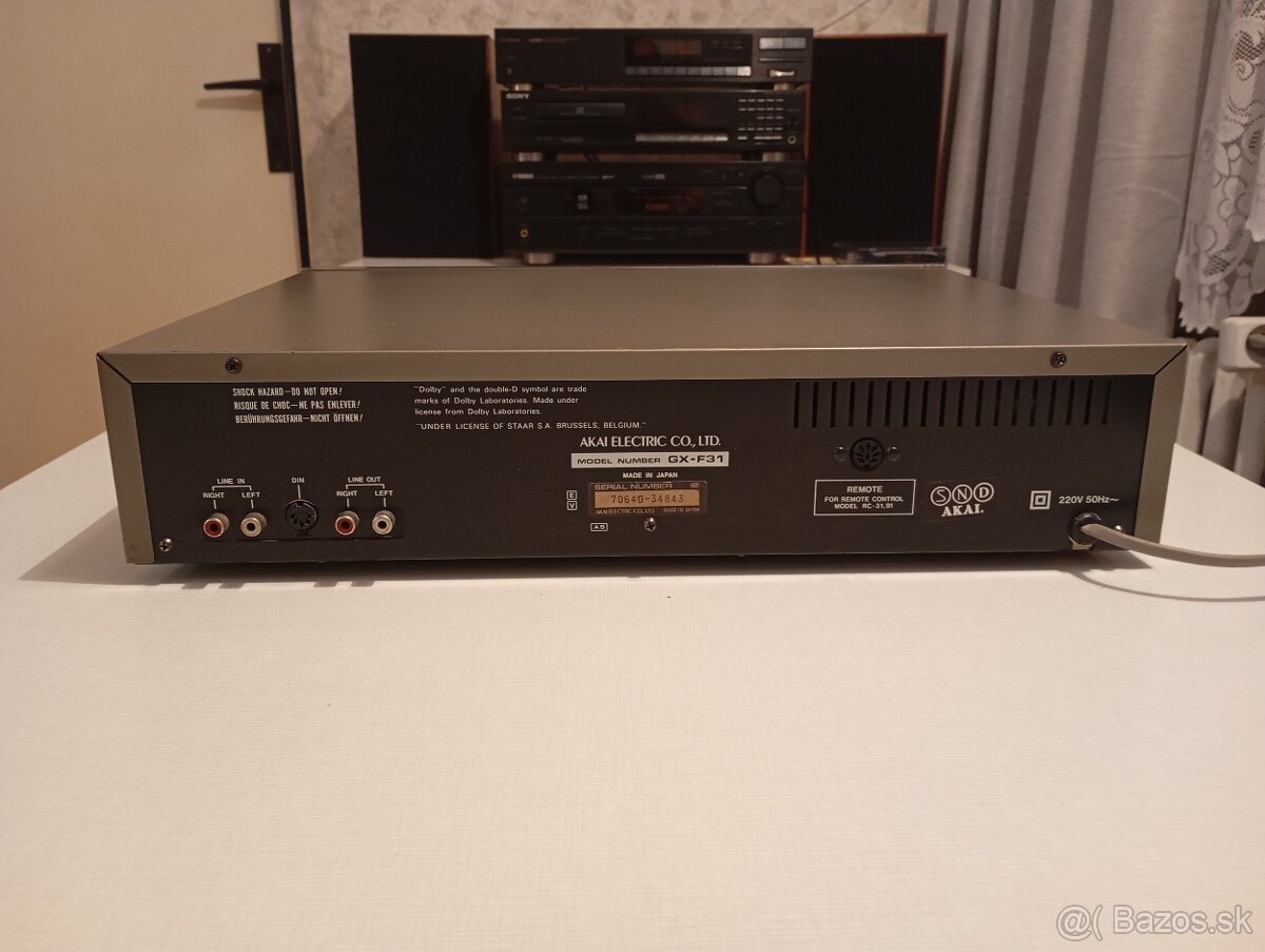 tape deck AKAI GX-F31 - 5