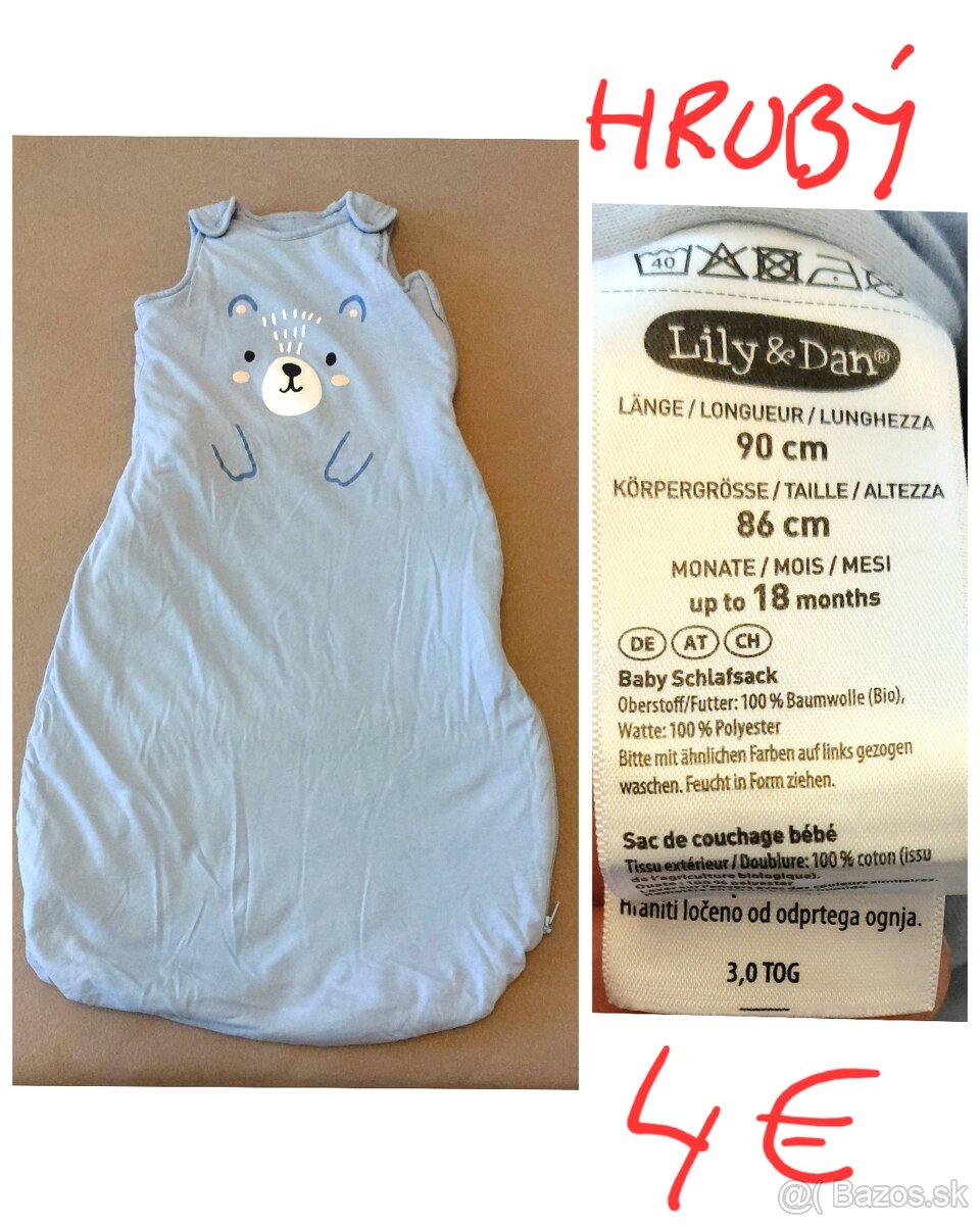 Detské SPACIE VAKY veľ.90 a 110 - 5