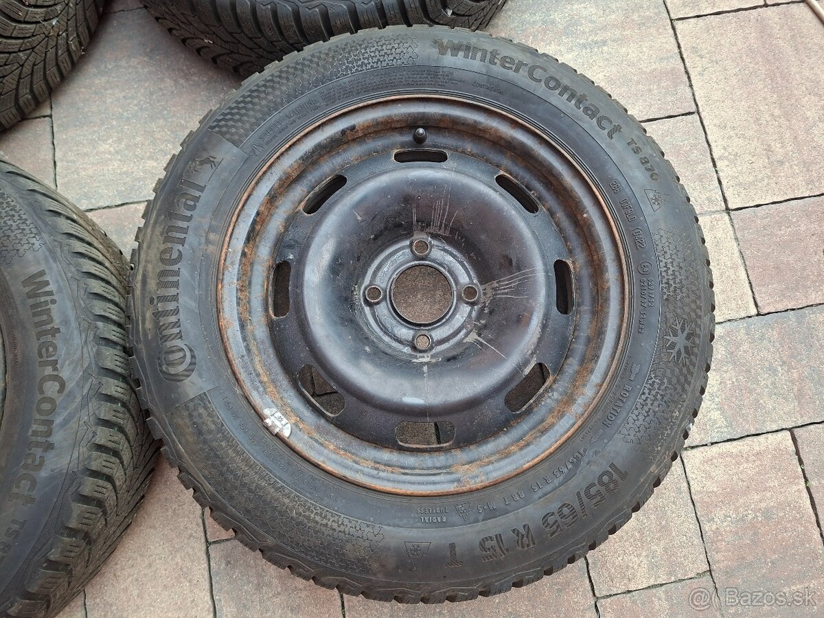 Predám plech.disky Peugeot/Citroen-R15 - 5