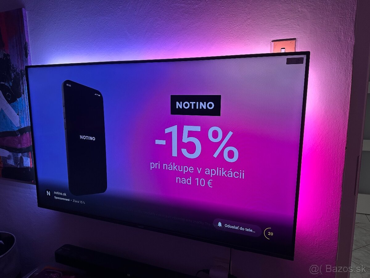 Predám 55" 4K Smart TV Philips s Ambilight (55PUS7906/12) - 5